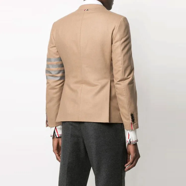 THOM BROWNE 4 Bar Motif Single breasted Blazer-1