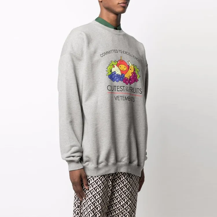Vetements Sweatshirts Men Gray-2
