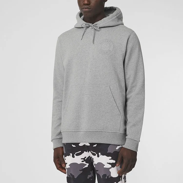 Burberry Letter Graphic Appliqué Hoodie-2