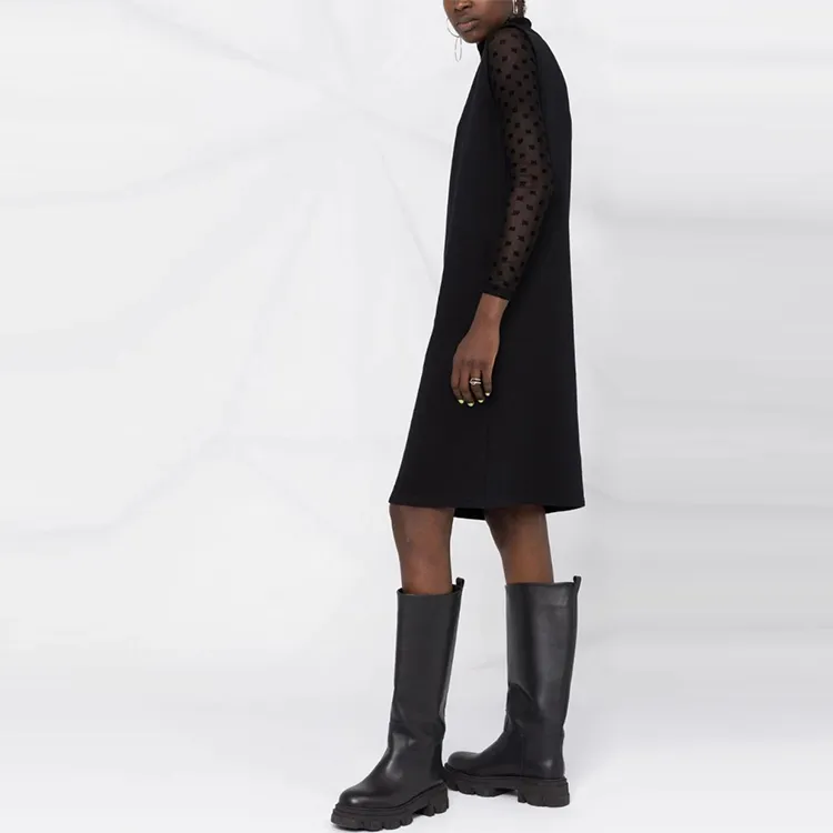 Vetements Sleeveless Dresses Women's Black-3