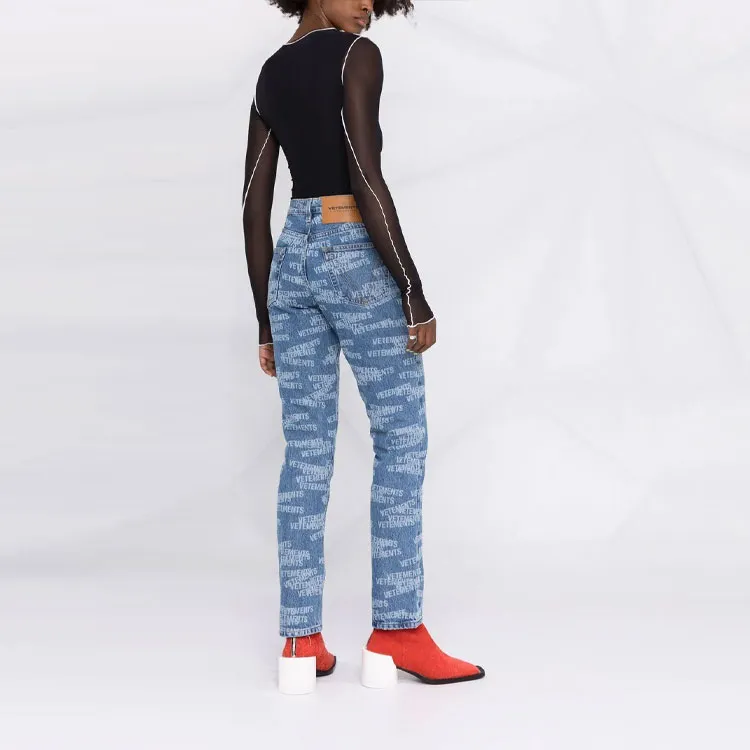 Vetements Jeans Women's Blue-3