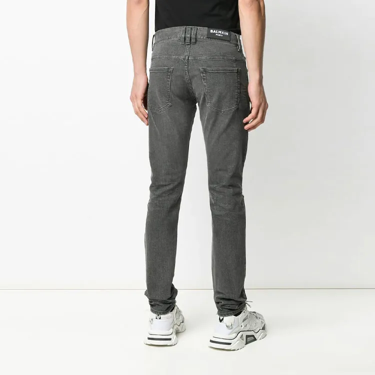 BALMAIN Jeans Men Black-2