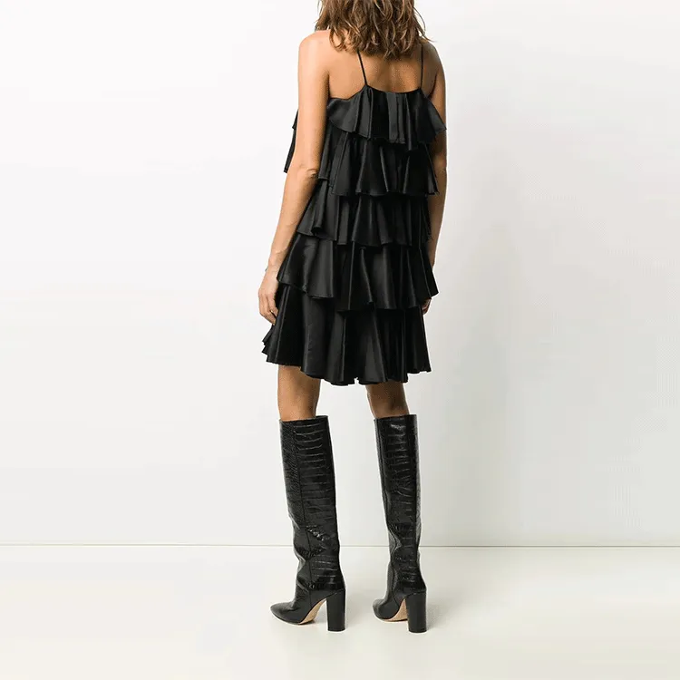 BALMAIN Sleeveless Dresses Women's Black-2