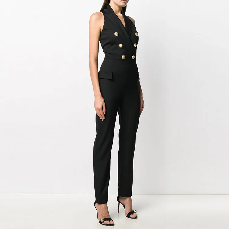 BALMAIN Jumpsuits Women's Black-3