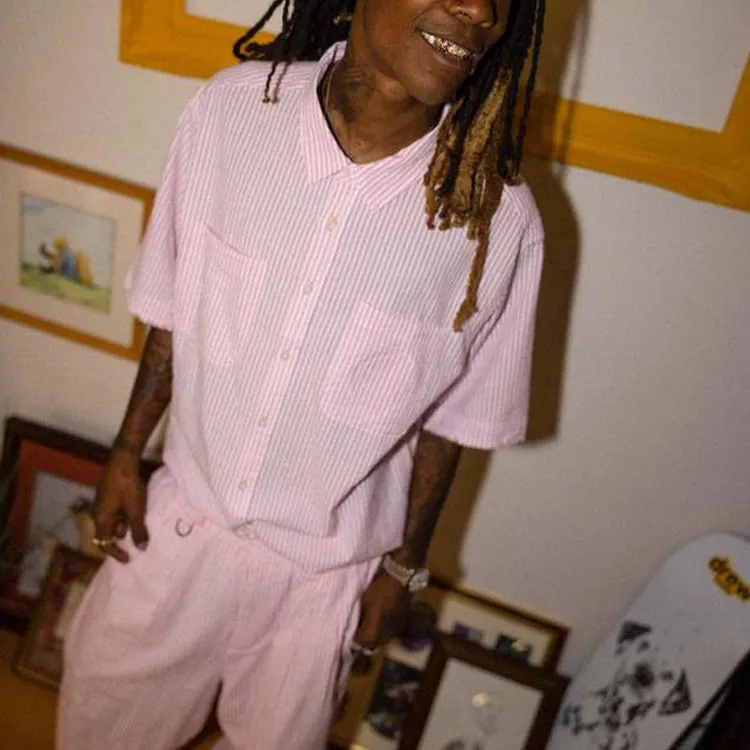 Drew House Seersucker Ss Shirt-9
