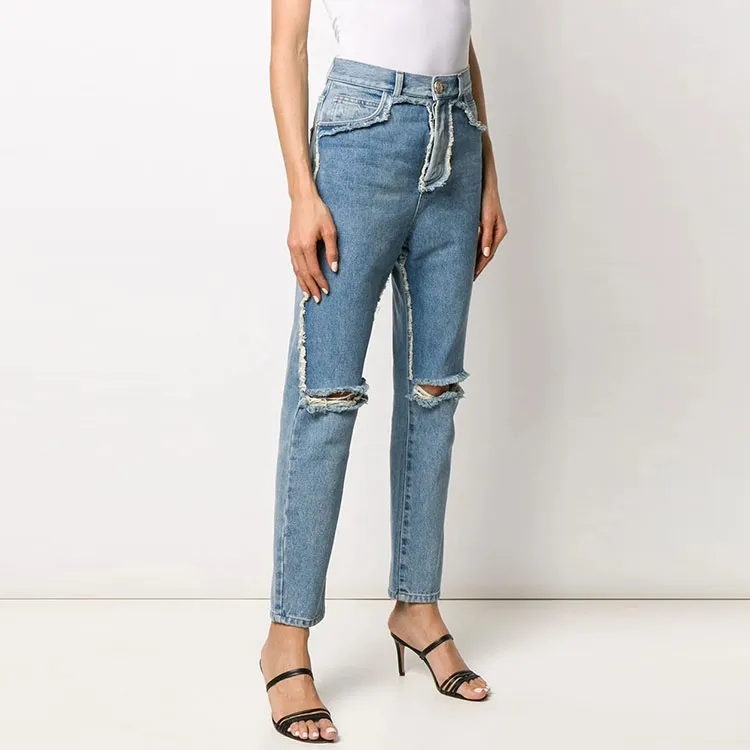 BALMAIN Jeans Women's Blue-3