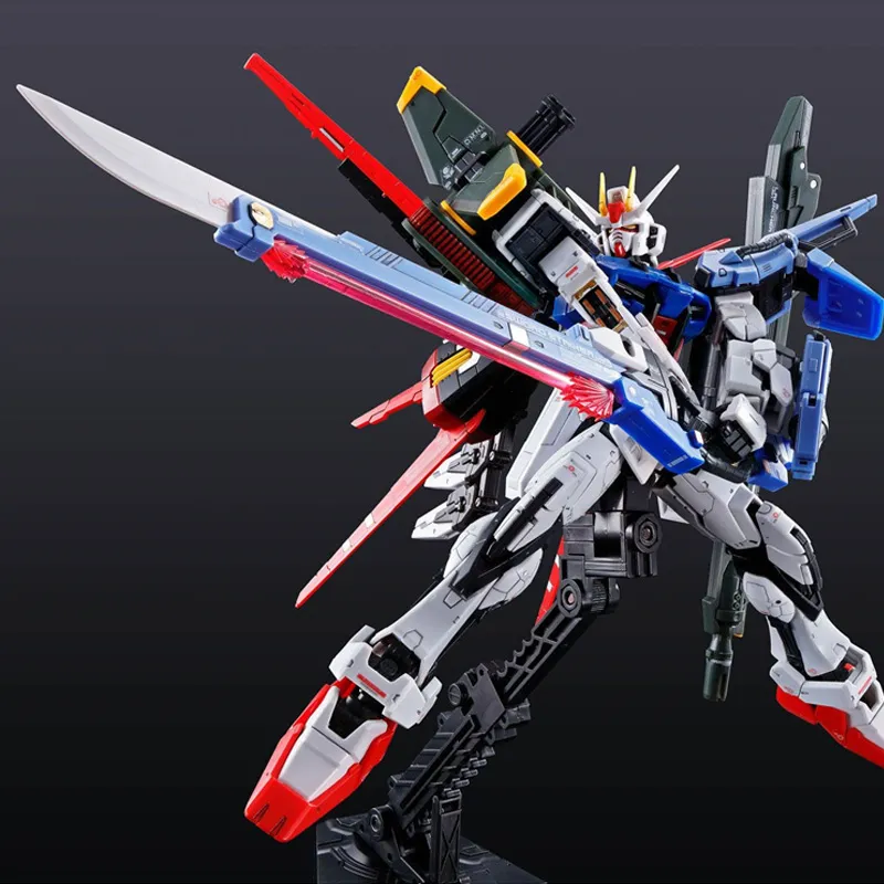 BANDAI RG 1/144 Mobile Suit Gundam SEED E YM1 Perfect Strike Gundam With Base Model Kits 13cm-2