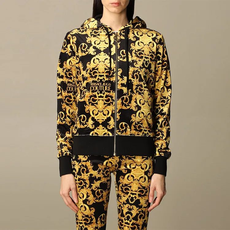 VERSACE JEANS COUTURE Sweatshirts Women's Gold-4
