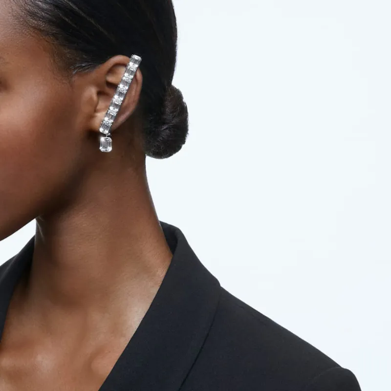 Swarovski Millenia Clip On Earrings Women's White-1