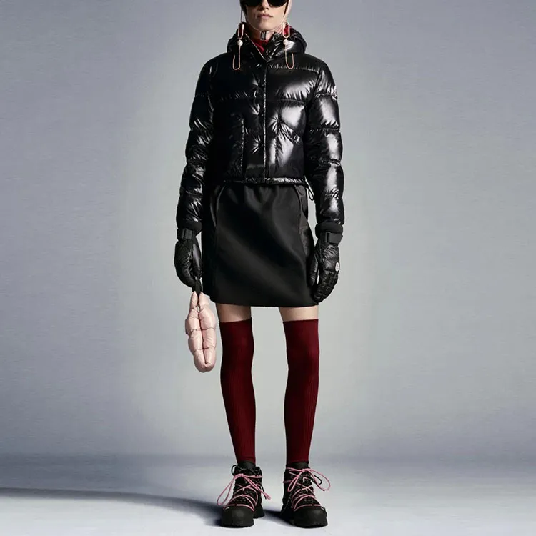 Moncler Down Jacket Women's Black-1