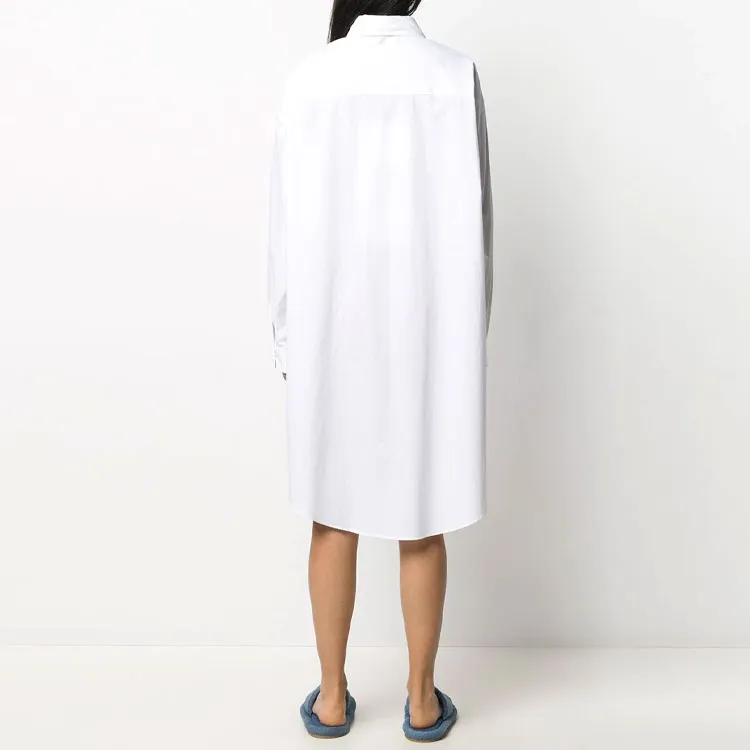 MM6 Maison Margiela Long Sleeved Dresses Women's White-2