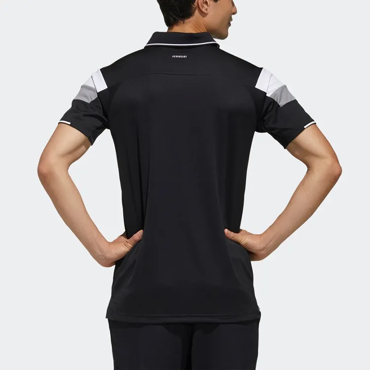 Adidas Polo Shirts Men Black-3