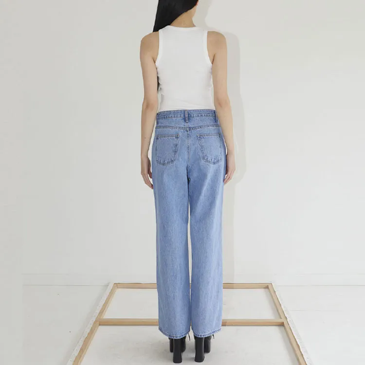 KIMHEKIM Jeans Women's Blue-3