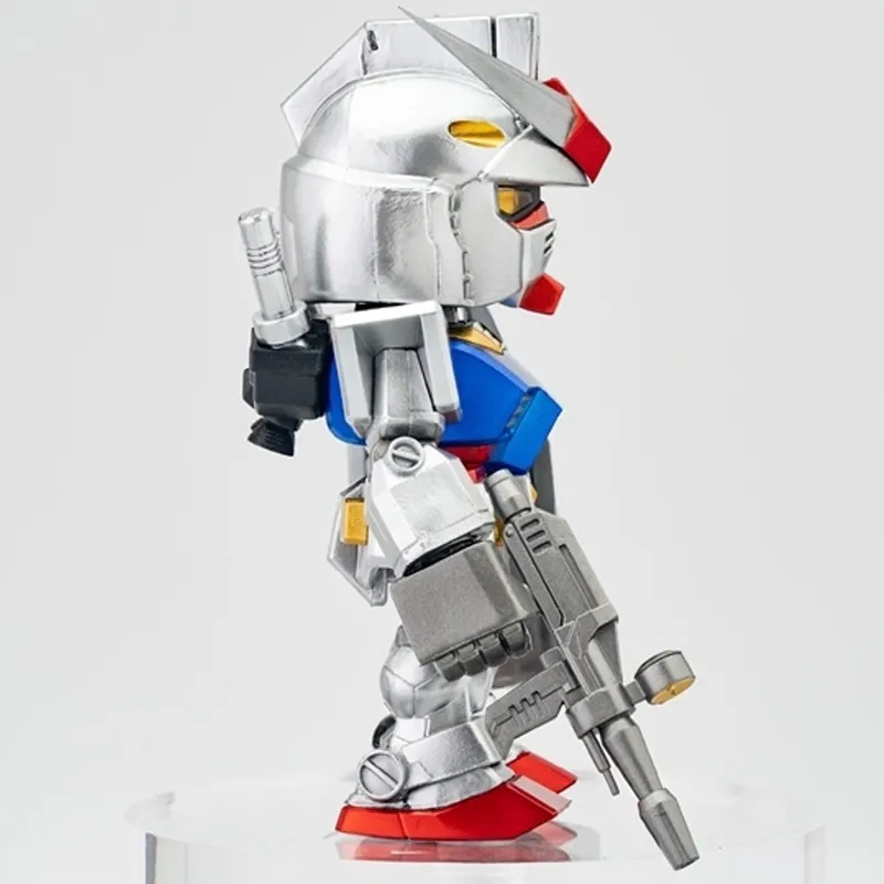 BANDAI First Gundam RX 78 Namco QMSV Mini RX 78 2 Gundam Assembled Models Metallic Texture Ver.-2