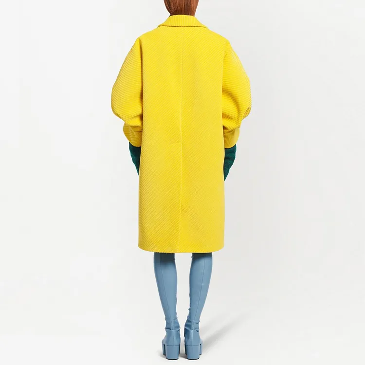 PRADA Velvet Jackets Women's Yellow-2