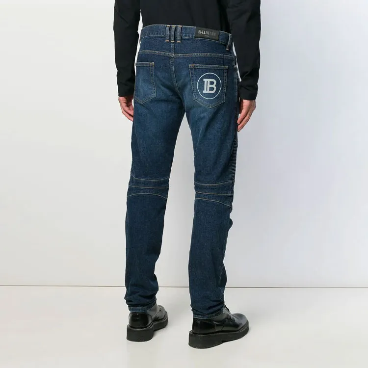 BALMAIN SS21 Jeans Men's Dark Blue-3