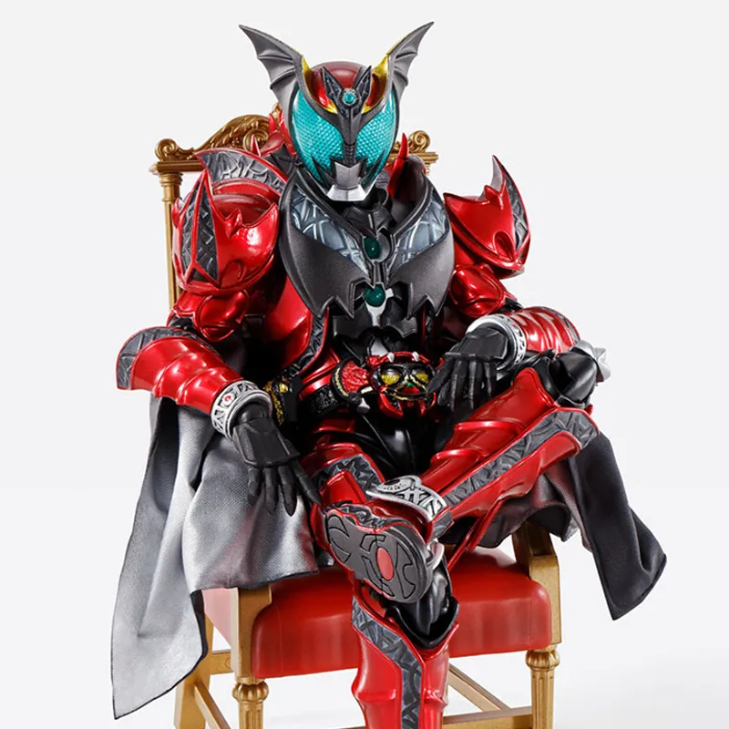 BANDAI Kamen Rider Kiva Bandai SHF Real Bone Carving, Kamen Rider Dark Kiva 15cm Gothic Scale Figures-4