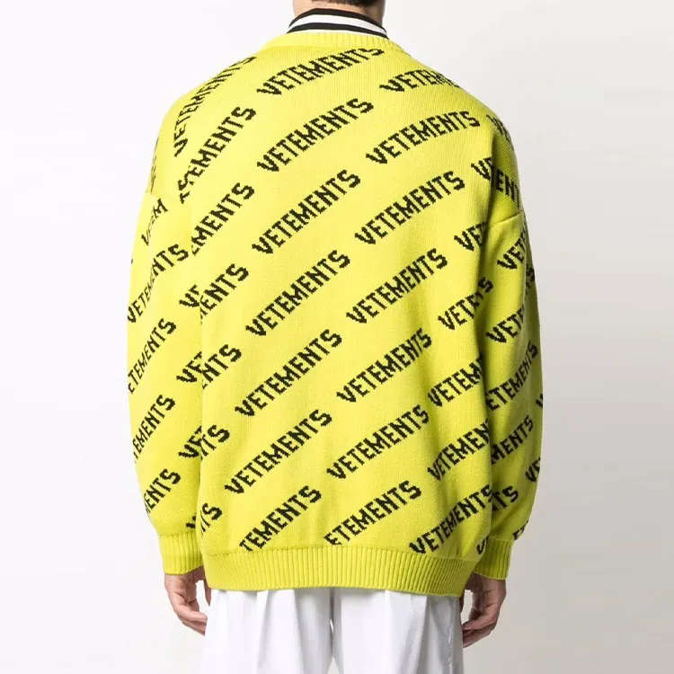 Vetements Monogram Knitted Jumper-3