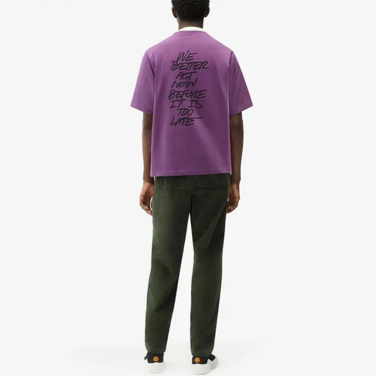KENZO T Shirts Men Purple-2