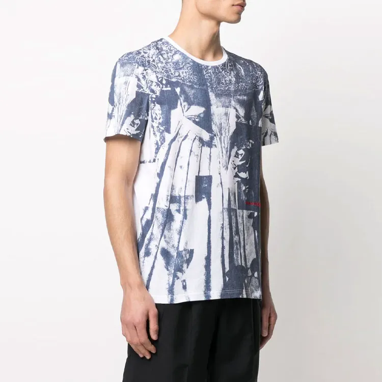 Alexander McQueen T Shirts Men White-3