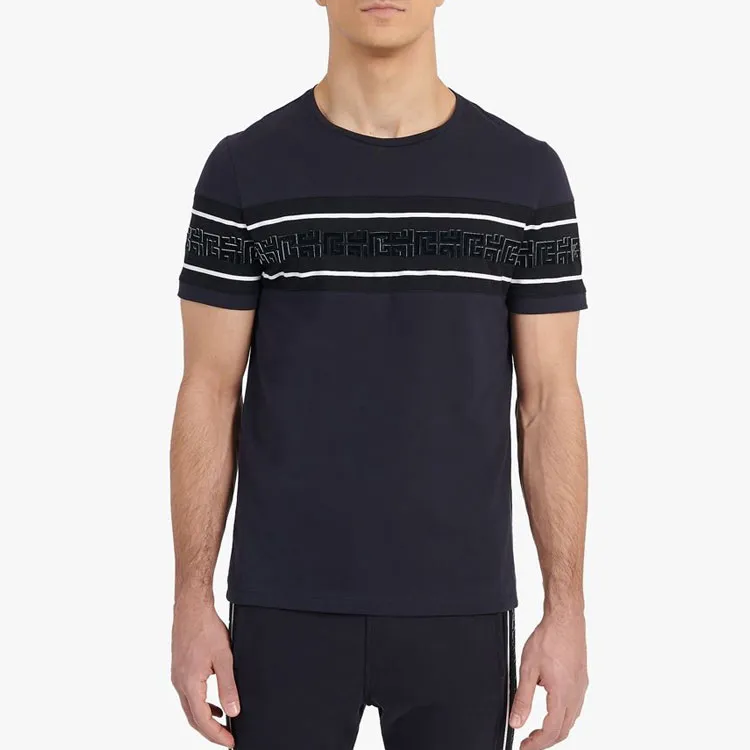 BALMAIN T-Shirts Men Navy Blue-5