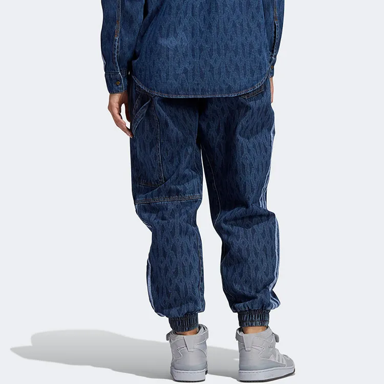 Adidas Ivy Park Monogram Denim Track Pants All Gender-6