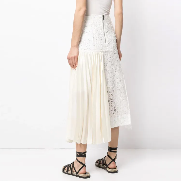 Sacai Handkerchief Cotton Midi Skirt-3