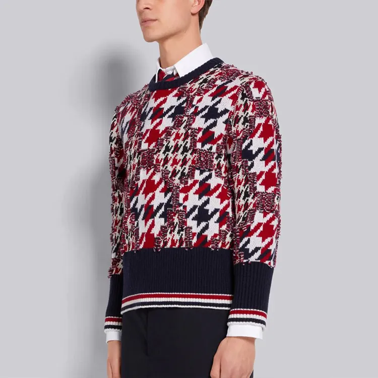 THOM BROWNE· FW21 Sweater Men's Red-4