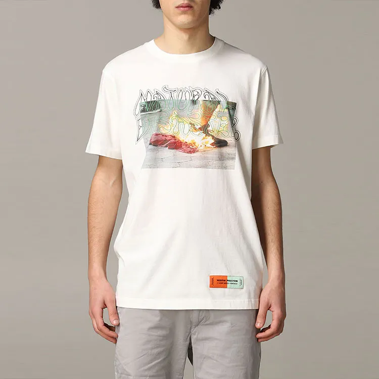 HERON PRESTON T Shirts Men White-4