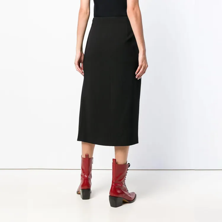 Givenchy Belt-Detailed Pencil Skirt-3