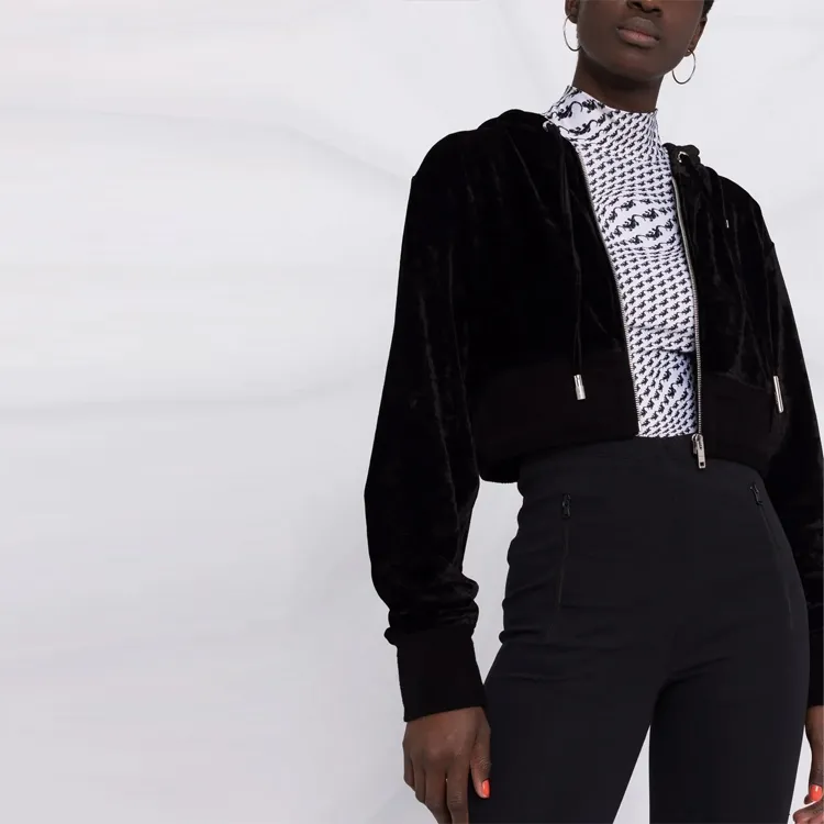 Givenchy Cropped Drawstring Hoodie-3