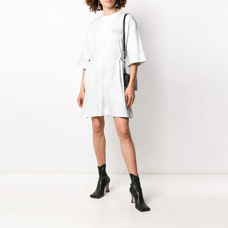 OFF-WHITE Ss20 Long-Sleeved Dresses Women's White-3