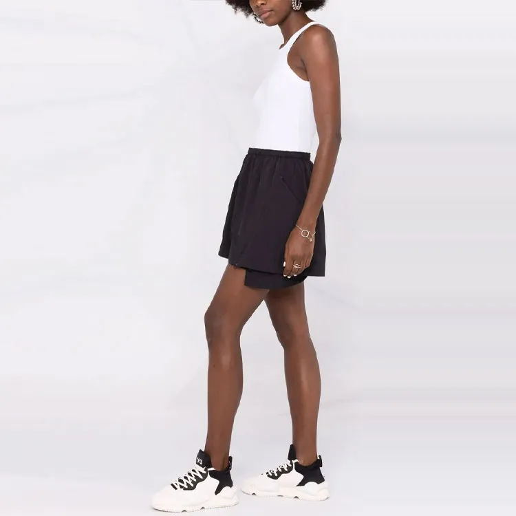Y 3 Casual Shorts Women's Black-3