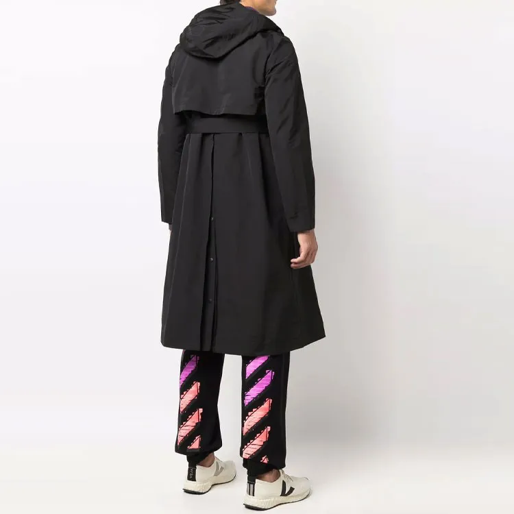Y 3 Trench Coats Men Black-3