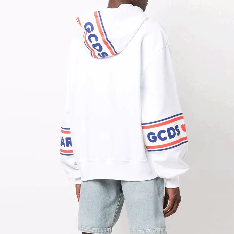 GCDS Logo Tape Printed Hoodie-3