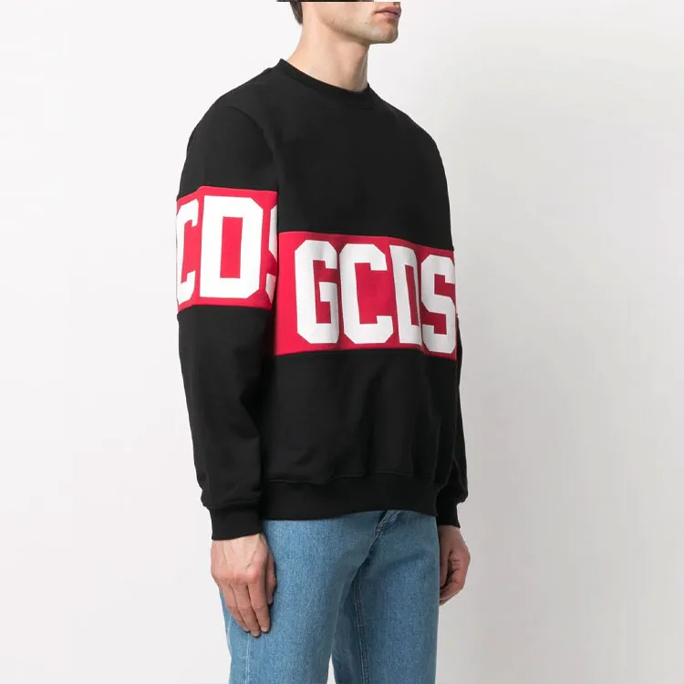 GCDS Logo Band Crewneck Sweatshirt-3