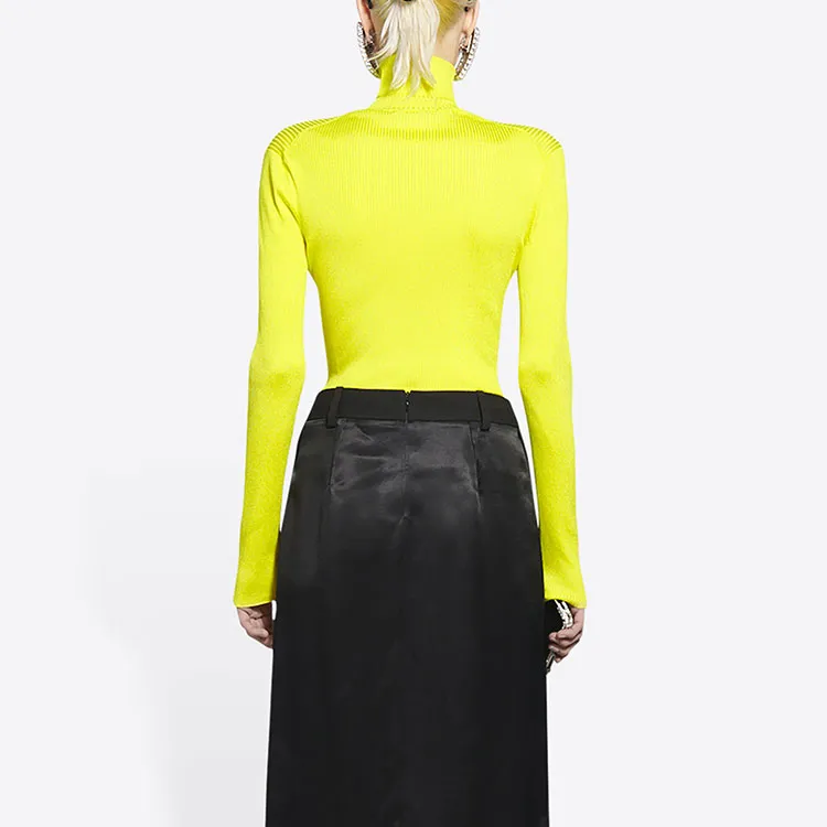 Balenciaga FW21 Sweater Women's Yellow-3
