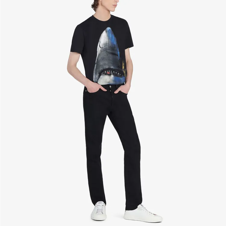 Givenchy Shark Printed Crewneck T Shirt-3