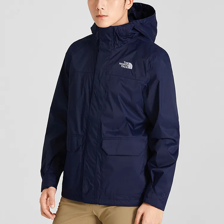 THE NORTH FACE City Outdoor Collection Water Resistant Windproof Wear Resistant Windbreaker Jacket Men's Blue-1