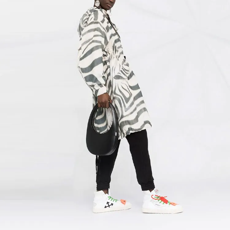 Moncler Achird Zebra print Parka Coat-3
