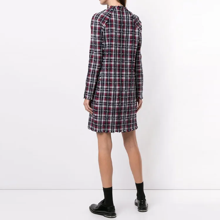 THOM BROWNE Long-Sleeved Dresses Women's Red-3