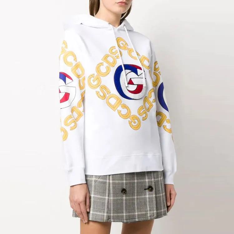 GCDS College Logo Hoodie-3