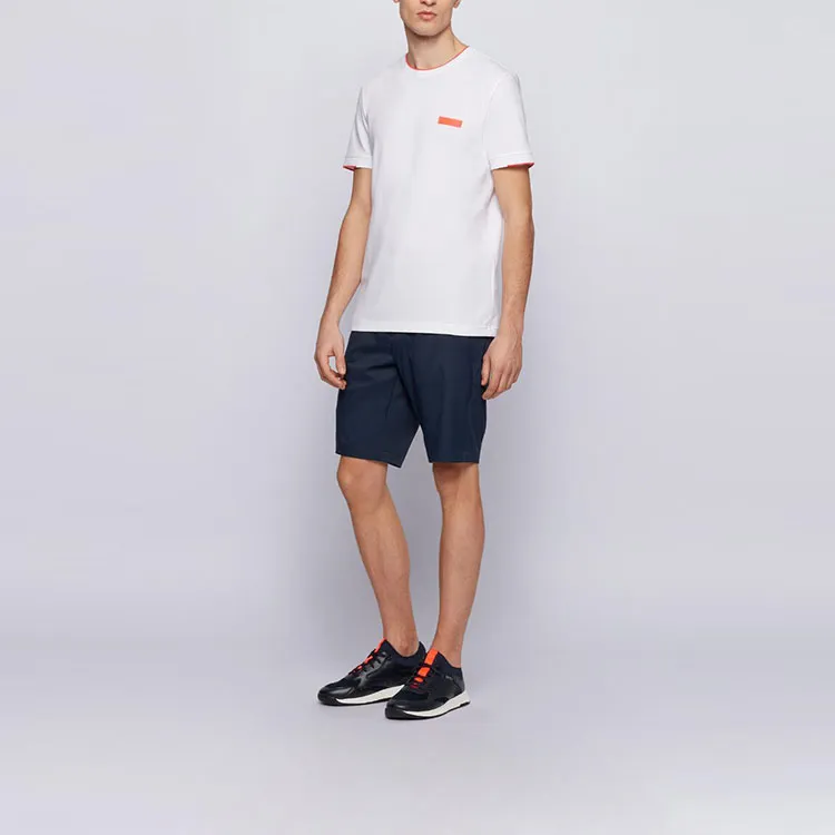 HUGO BOSS Short Sleeved T Shirts Men's White-2