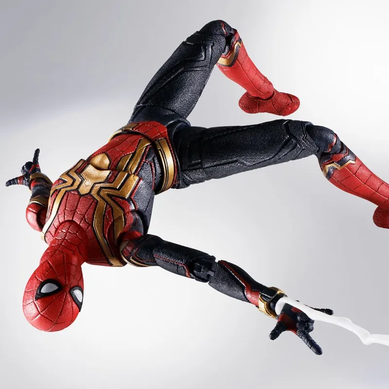 BANDAI Spider Man S.H.Figuarts Hero No Return, Integrated Battle Armor Scale Figures 15cm-4