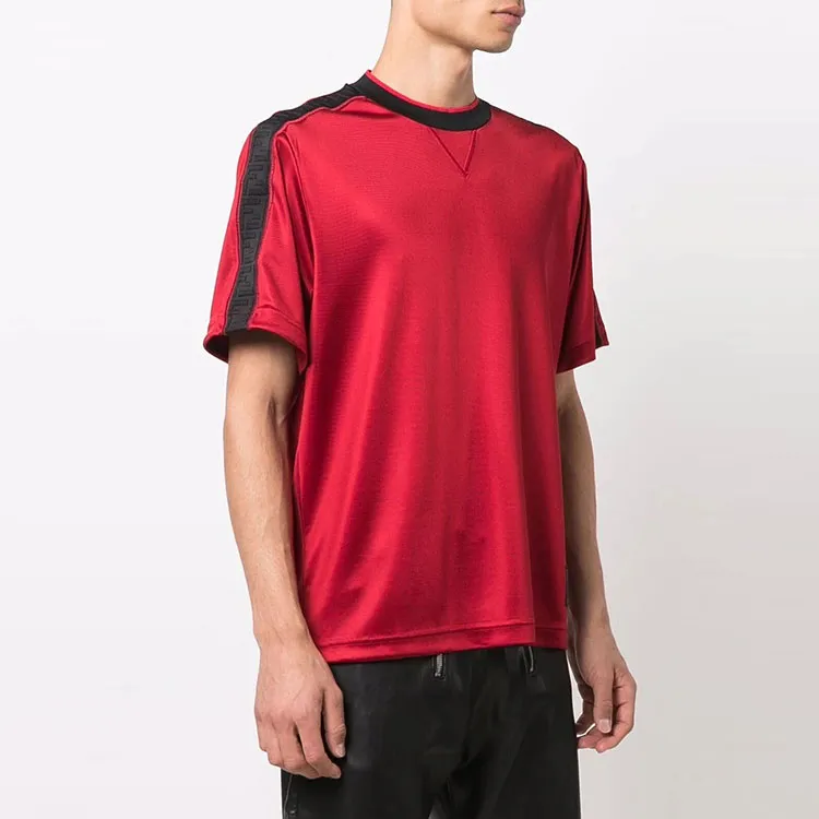 FENDI T-Shirts Men Red-3