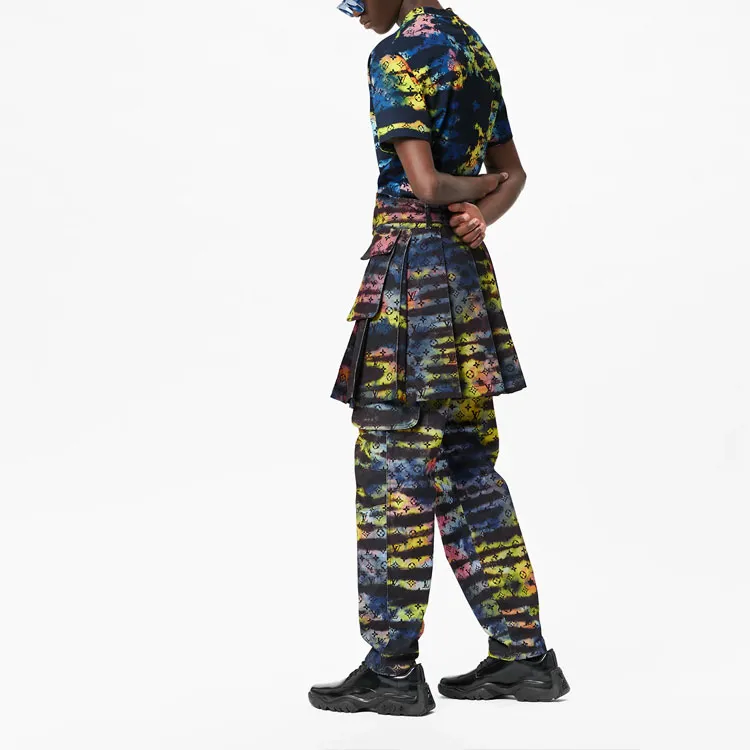 LOUIS VUITTON FW21 Denim Short Skirts Unisex-3
