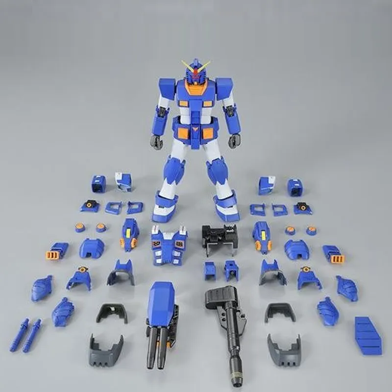 BANDAI MG 1/100PB Limited, First Gundam RX 78 FA78 Full Armor Full Armor Gundam Blue Color Ver Model Kits-6