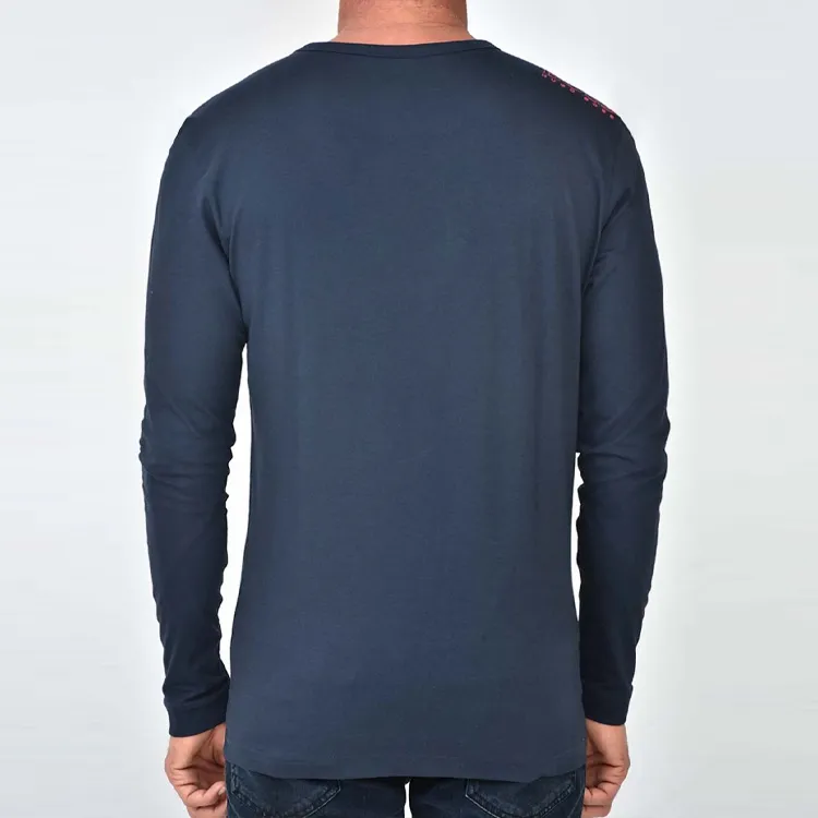 HUGO BOSS T Shirts Men Marine Blue-3