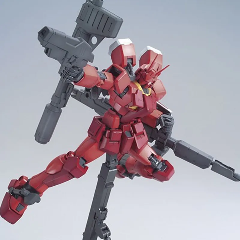BANDAI Gundam Characters MG 1/100 Gundam Build Fighters Try PF 78 3A Astonishing Red Warrior Model Kits-3