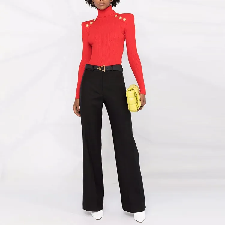 BALMAIN Long sleeve Roll neck Top-1